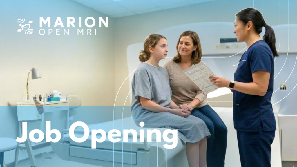 Job opening for marion open MRI